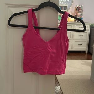 sonic pink lululemon align tank